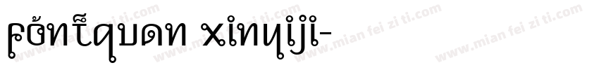fontquan xinyiji字体转换